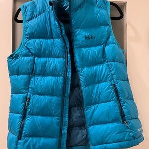 REI Blue Puffer Vest